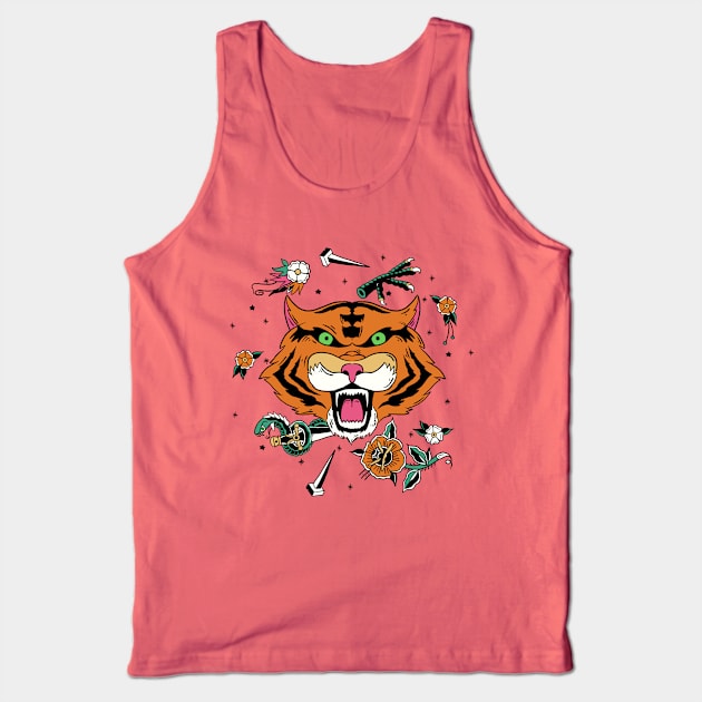 Tiger fury Tank Top by Alberto83aj